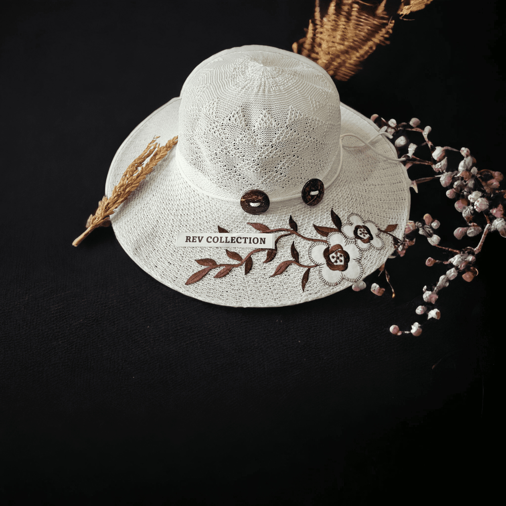 Topi Bundar Rajut Wanita Haji  Umroh Perlengkapan Ibadah