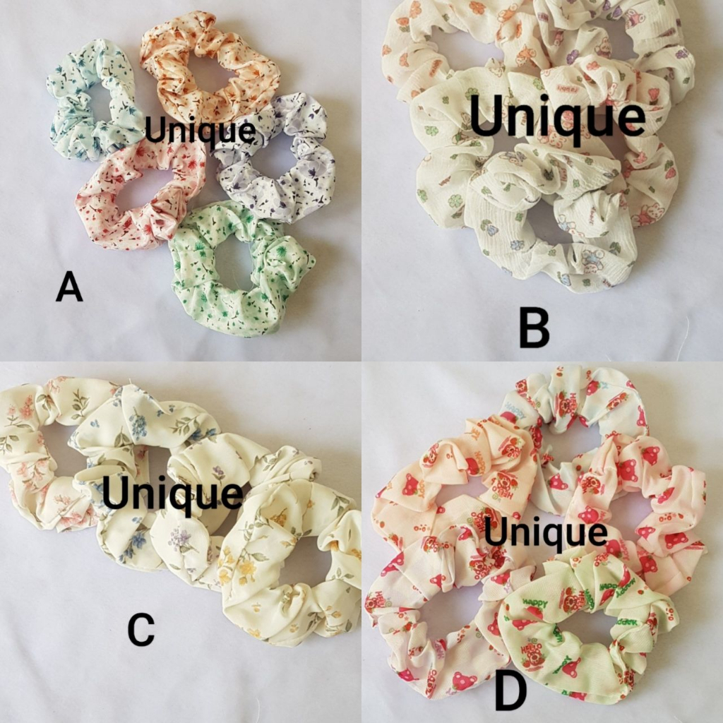 SCRUNCHIES IMPORT- KARET RAMBUT SCRUNCHIES