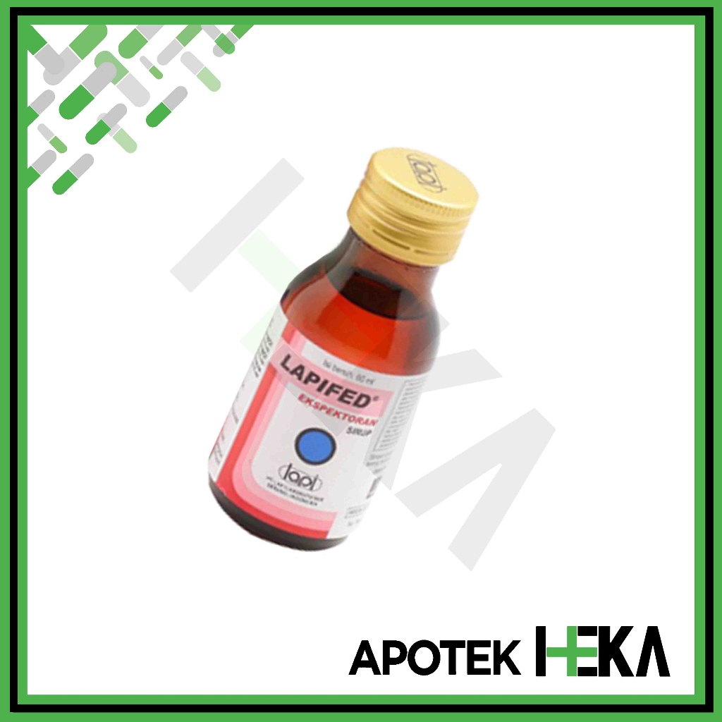 Lapifed Ekspektoran Sirup Botol 60 ml - Obat Flu dan Batuk Berdahak (SEMARANG)