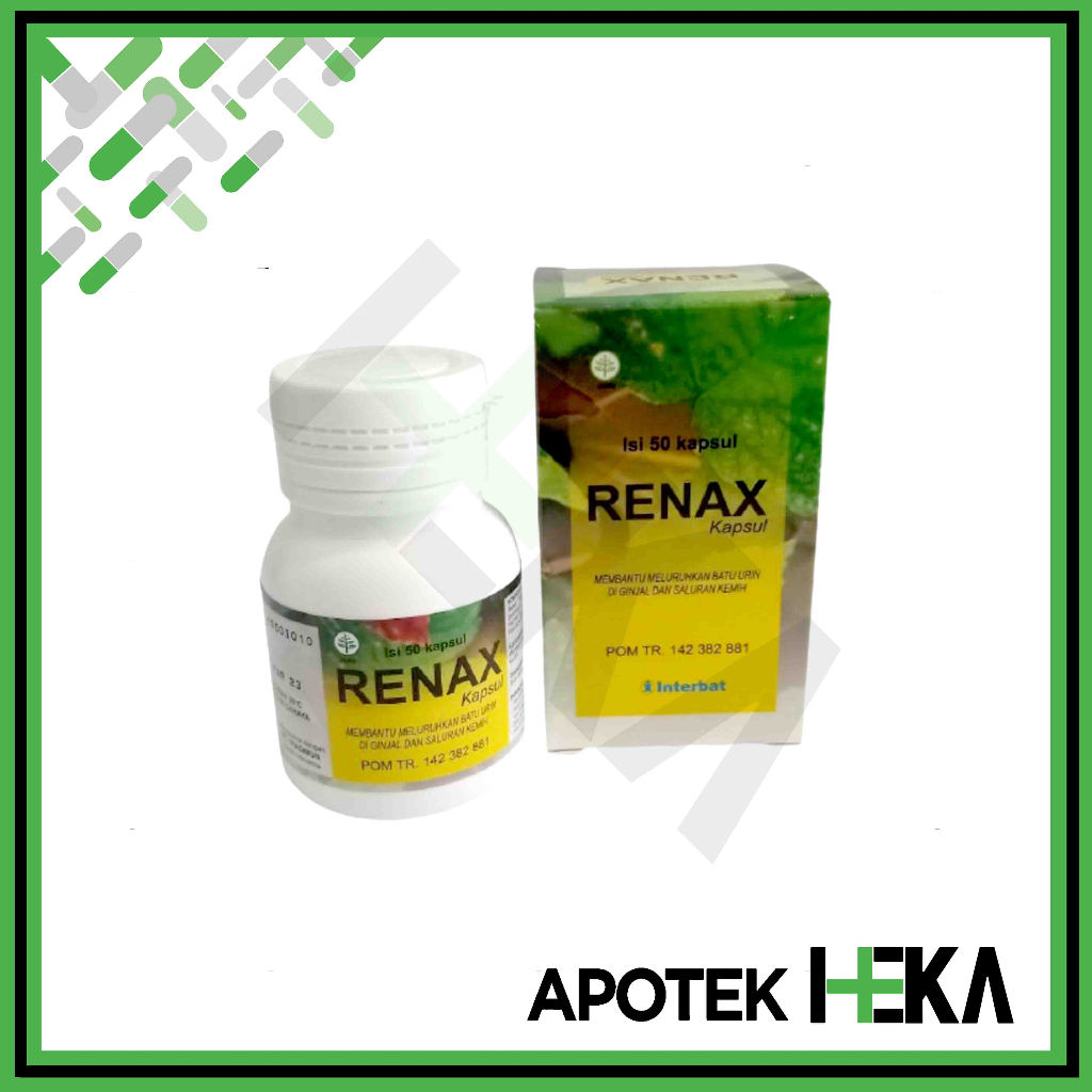 Renax Kapsul Botol isi 50 - Herbal Bantu Meluruhkan Batu Ginjal (SEMARANG)