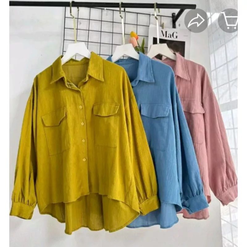 BLOES OVERSIZE BEST SELLER SAKU DUA KEKINIAN