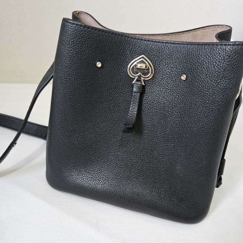 Preloved Kate Spade KS Marti Small Bucket Bag Black