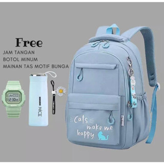 Tas Ransel little kiddoss Version Lucu Imut Cute Hadiah/Tas Punggung Anak Perempuan Sekolah  Anak Perempuan Remaja Ransel Multisaku Baru Tas Wanita Mochila Feminina