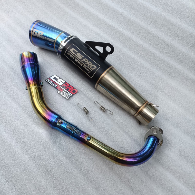 Cs pro Open Specs Exhaust pipe Canister conical Mio / Click /Aerox / Nmax
