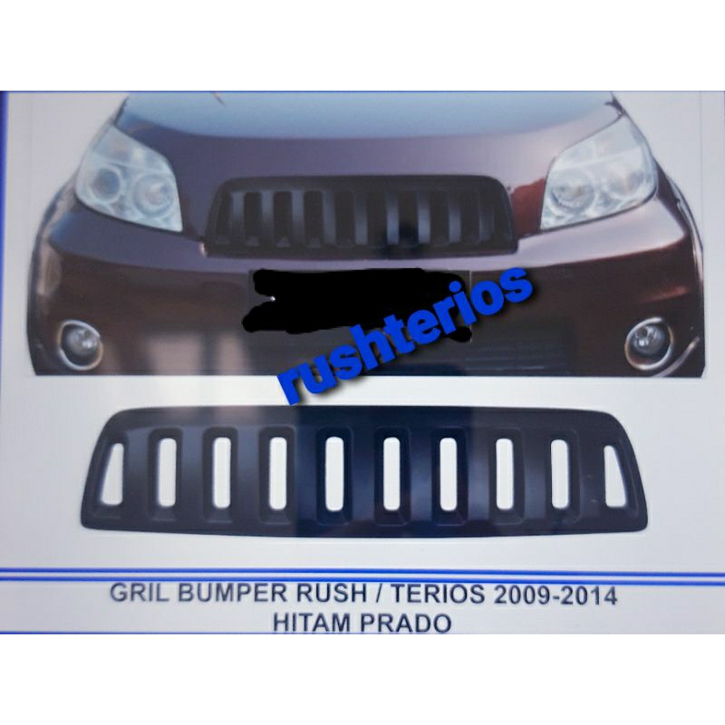 GRILL RUSH TERIOS 2009 - 2014 WARNA HITAM