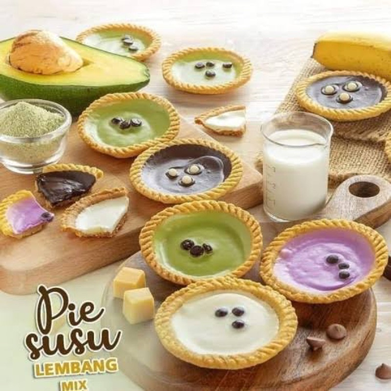 Pie Susu Khas Lembang rasa MIX / COKLAT / ORIGINAL isi 6 pcs