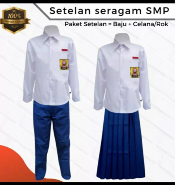 Seragam Sekolah SMP, Seragam Sekolah Putri, Seragam Sekolah Putra SMP