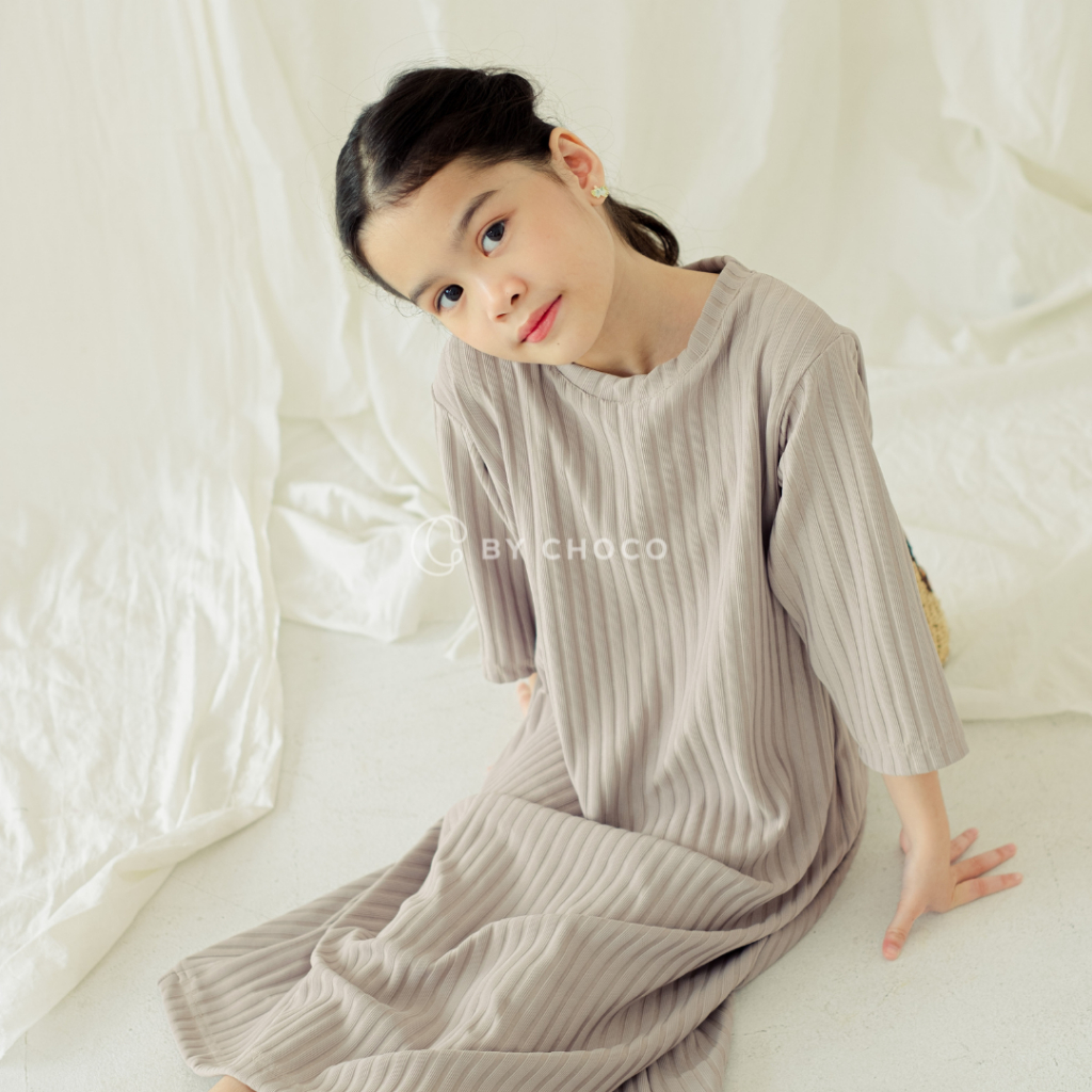 by Choco - Dress Kids Knit Hornet - Gamis Anak - Baju Anak Rok Mengaji
