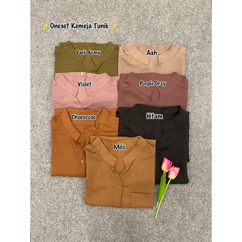 ONESET POLOS /ONESET KEMEJA TUNIK