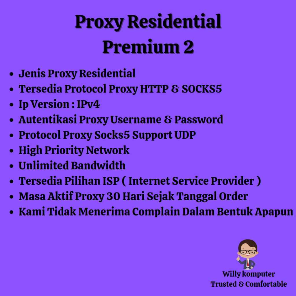 Proxy Residential Premium 2 Versi 1