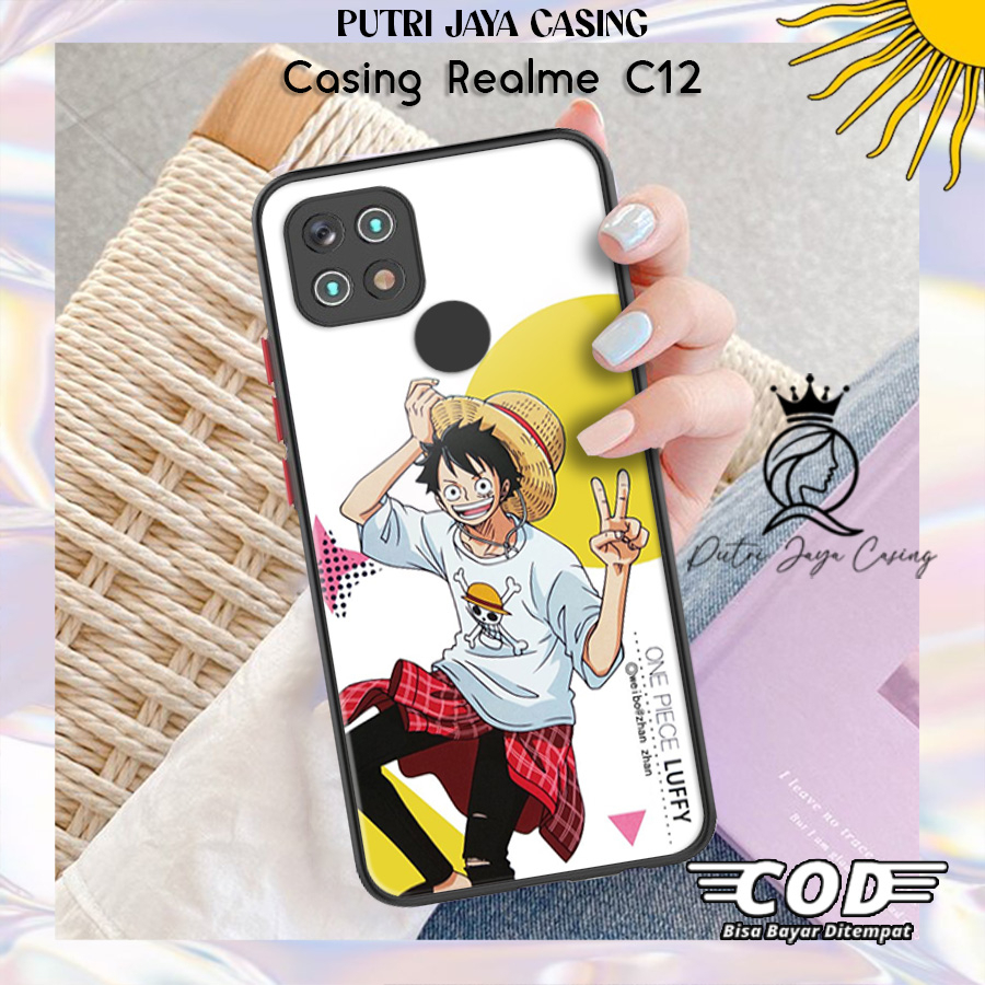 Case Hp Realme C12 casing Realme C12 Motif ANIMELUFFY06 Casing Terbaru Case Karakter Lucu Casing Luc