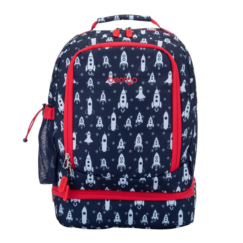 Bentgo Kids Prints 2-in-1 Backpack & Insulated Lunch Bag - Space Rockets