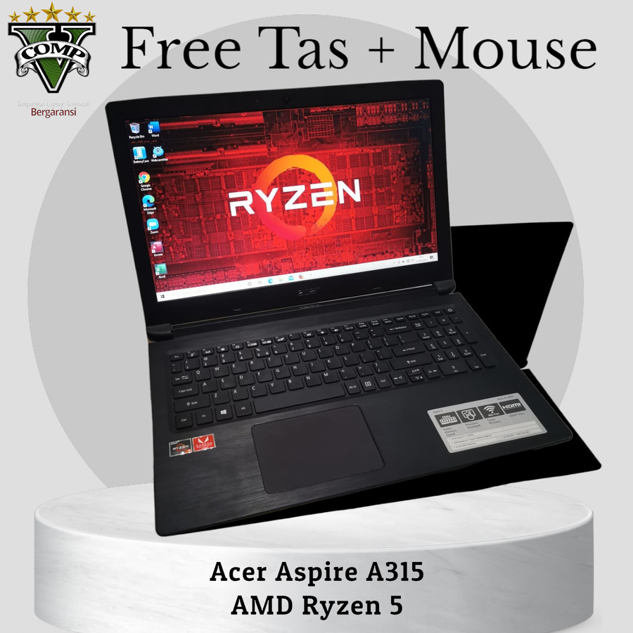 Laptop Acer Aspire A315-41 Amd Ryzen 5-2500U Ram 8gb Amd Radeon Vega 8