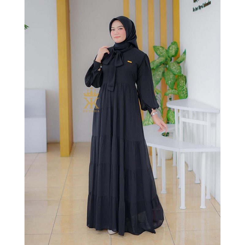 Gamis Ceruty Babydoll | Gamis Muslim Wanita