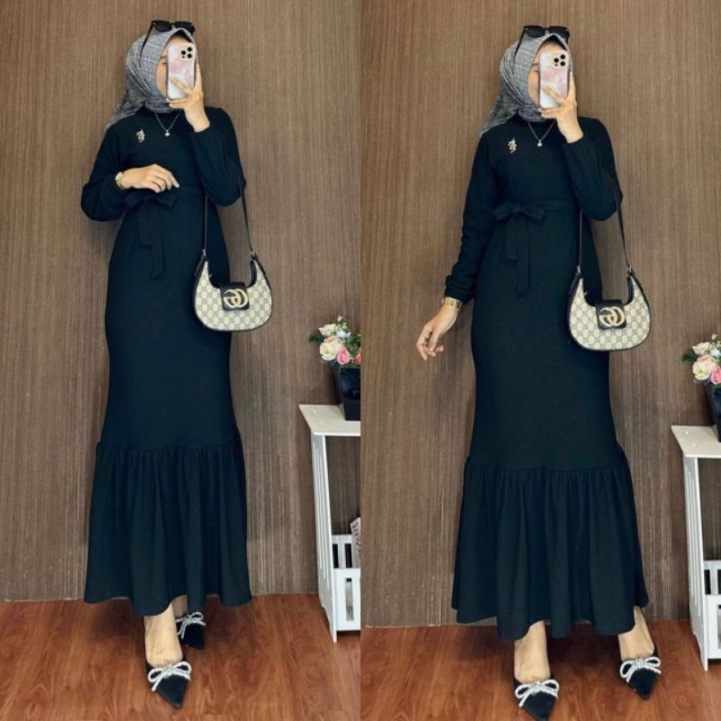 NEW SAMARAA DRESS PREMIUM KNIT TERLARIS DRESS KNIT KEKINIAN