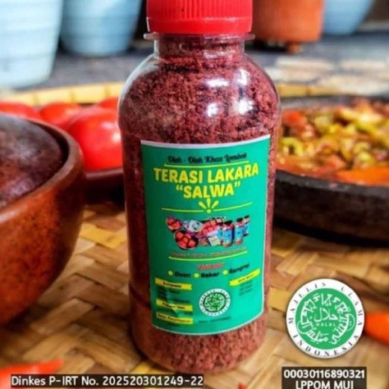 TERASI ASLI KHAS LOMBOK/TERASI LAKARA SALWA 125gr