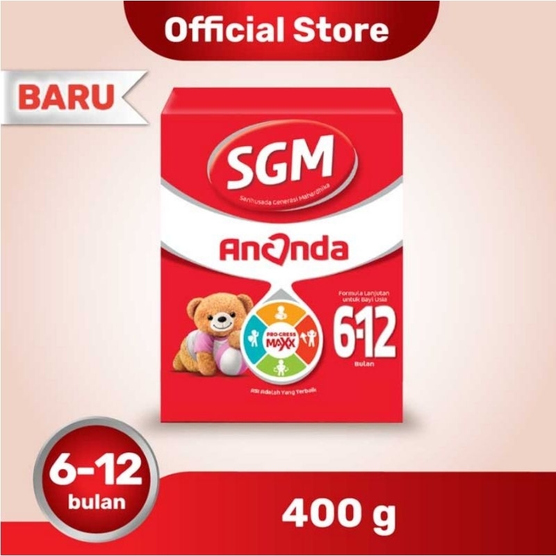 SGM Ananda 2 Susu Formula Bayi 6-12 Bulan 400gr