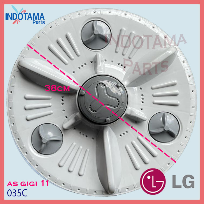 Pulsator mesin cuci LG 1 tabung diameter 38cm