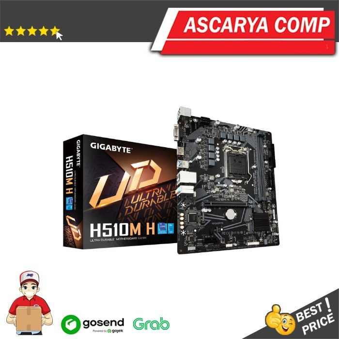 Gigabyte H510M H (LGA1200, H510, DDR4, USB3.2, SATA3)