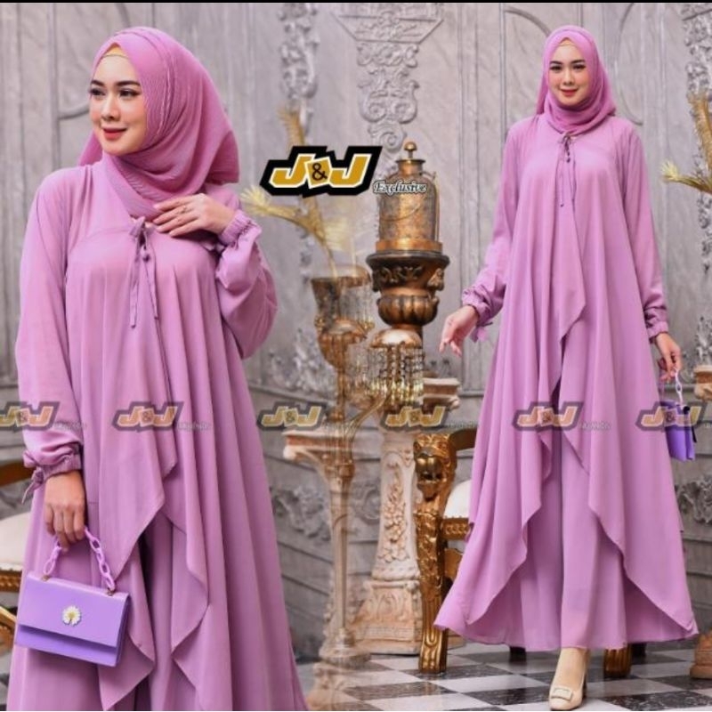 ( BISA COD) SETCEL KULOT LONG TUNIK ORI