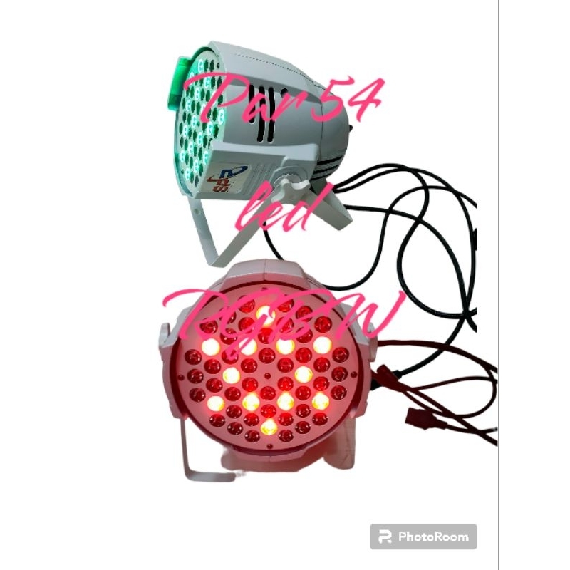 Lampu Par 54 led warna RGBW