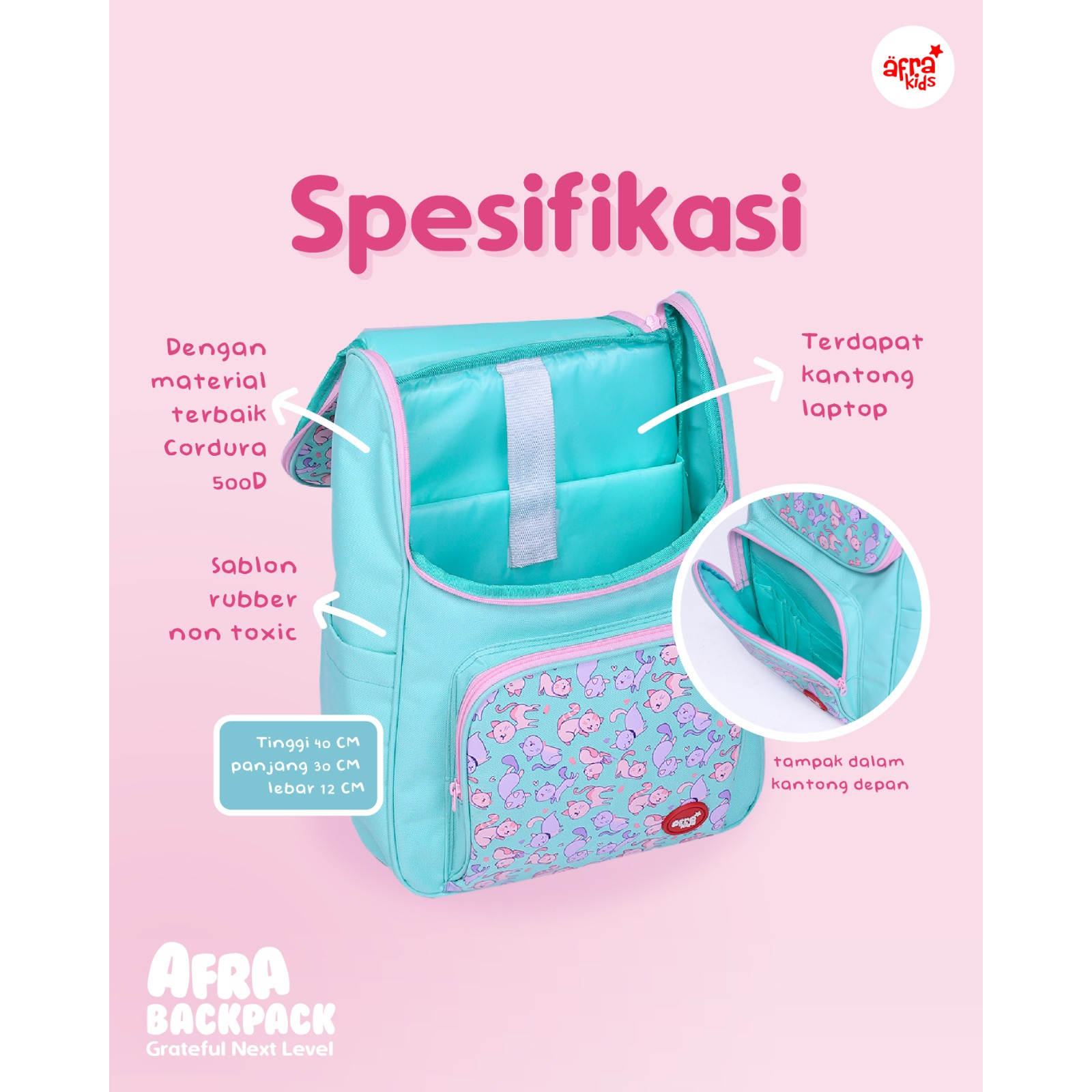 Tas anak sd Raggakids Tas Anak Muslim | Backpack Anak | Tas anak sekolah