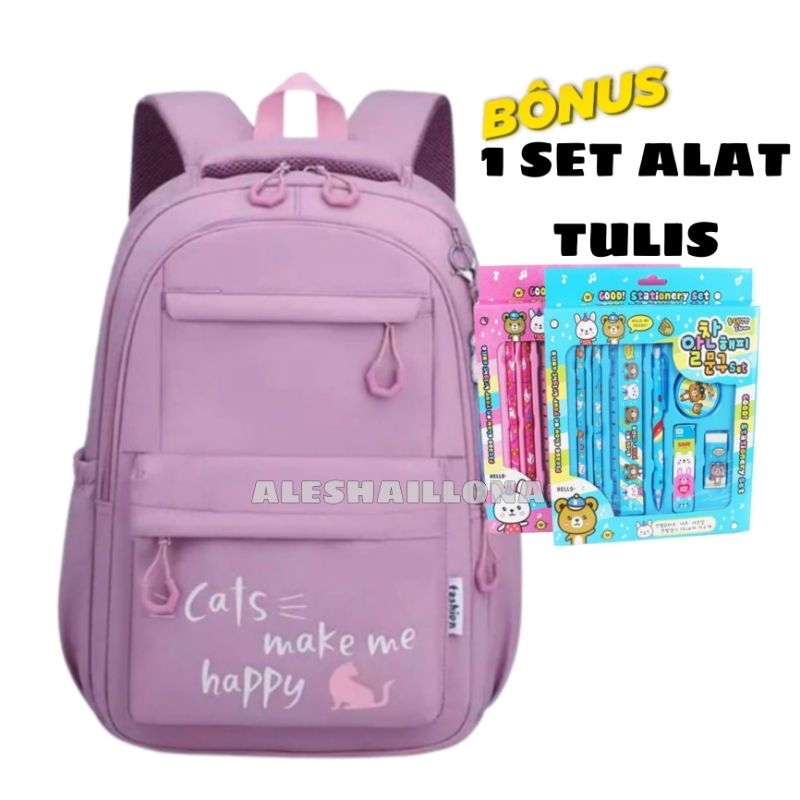 TAS SEKOLAH ANAK PEREMPUAN SD SMP TAS ANAK CEWEK TAS SEKOLAH TAS RANSEL