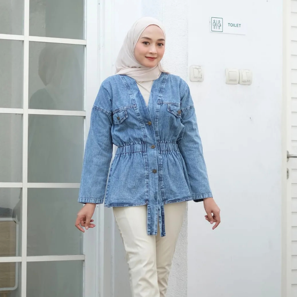 Cindy blazer | blazer jeans | outer wanita