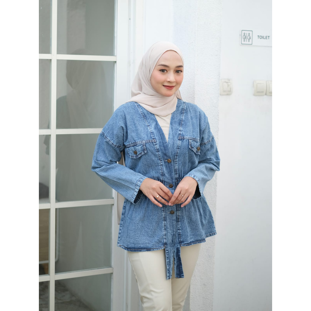 Cindy blazer | blazer jeans | outer wanita