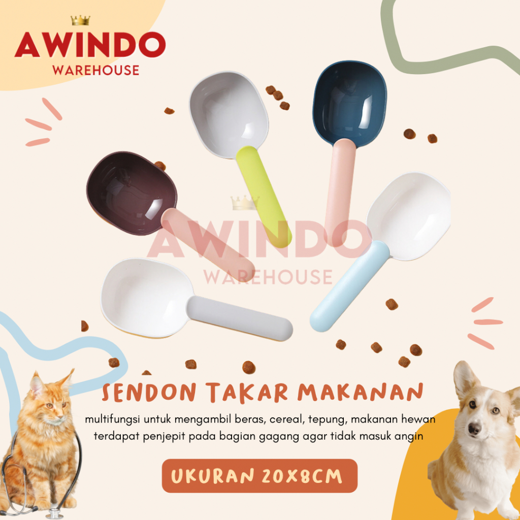DOSE - Sendok Takaran Makanan Hewan Kucing Anjing Pet Food Scoop