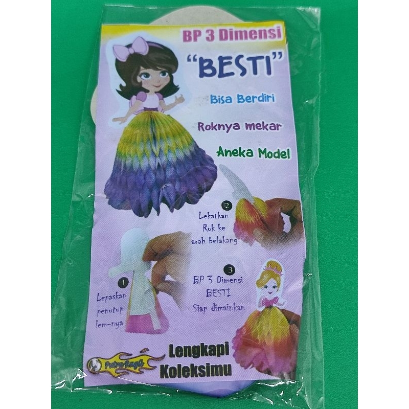 Mainan Bongkar Pasang 3 dimensi Besti Isi 20 Pcs