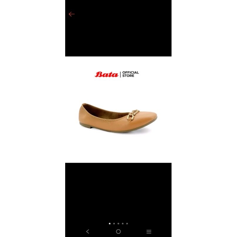 sepatu bata flat shoes yemar