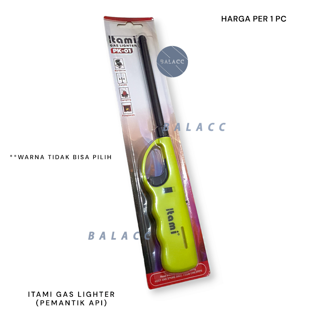 Pemantik Kompor ITAMI PK-01 Korek Api Panjang Tembak Gas Lighter