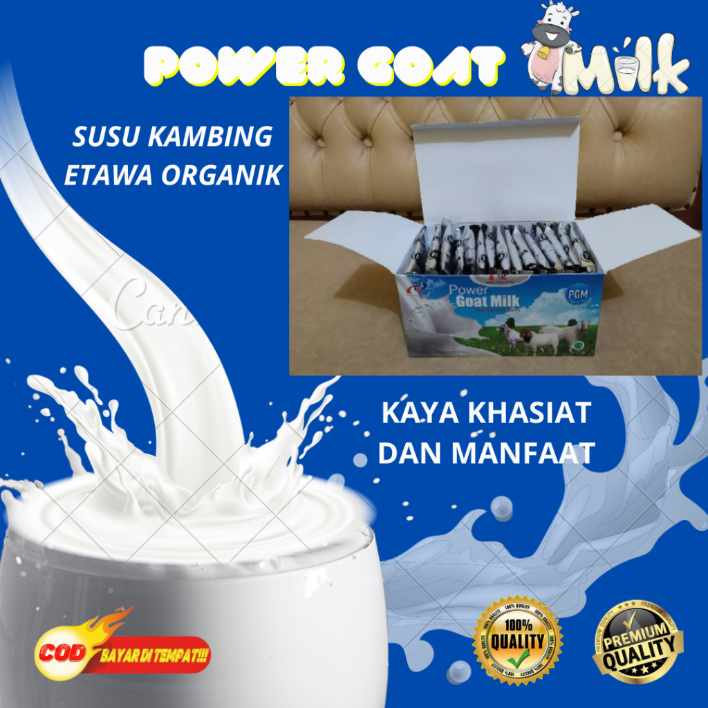 

PRODUKSI ASI TIDAK LANCAR ATASI DENGAN SUSU KAMBING ETAWA POWER GOAT MILK ORGANIK BPOM