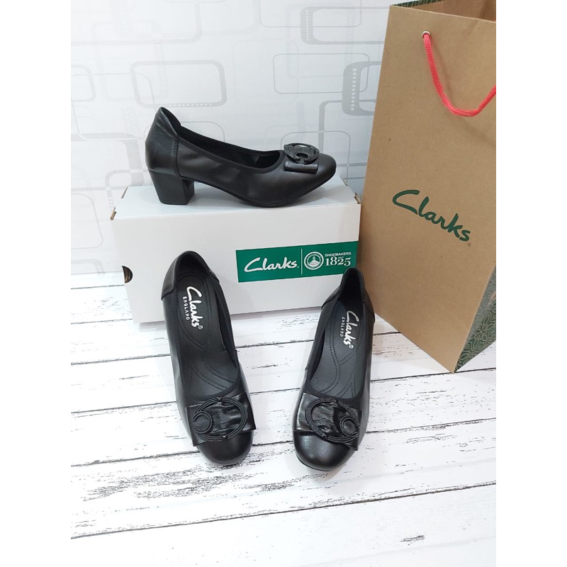 Clarks Wedges 2008 100% kulit sapi asli