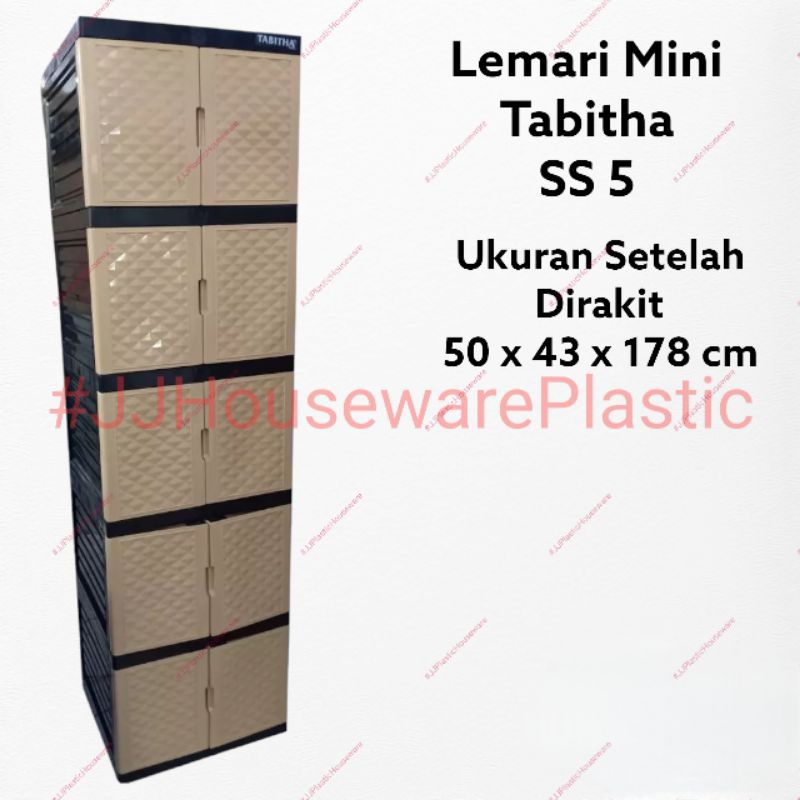 Lemari Pakaian Plastik Minimalis Modern TABITHA