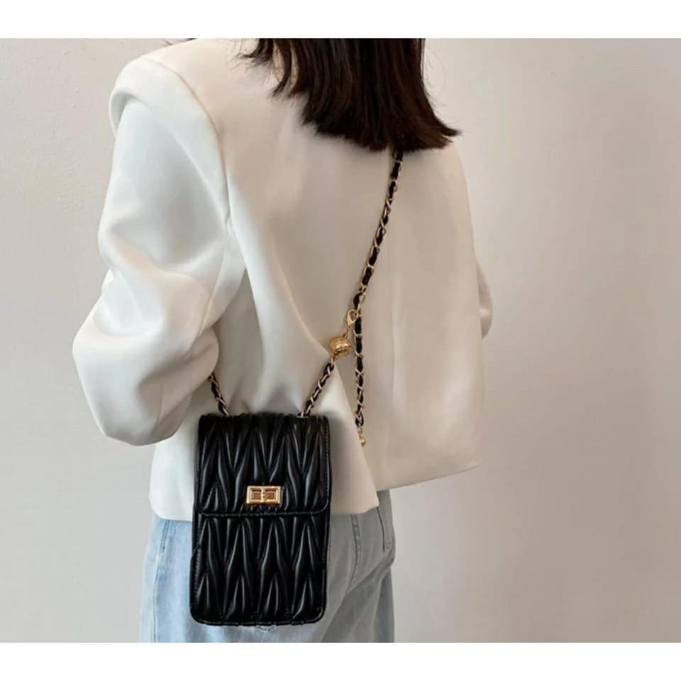 Tas Mini Selempang Hp Wanita Tali Rantai Murah SHEVILIA