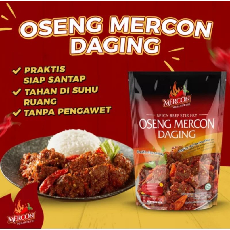

mercon merah putih oseng daging 150gr