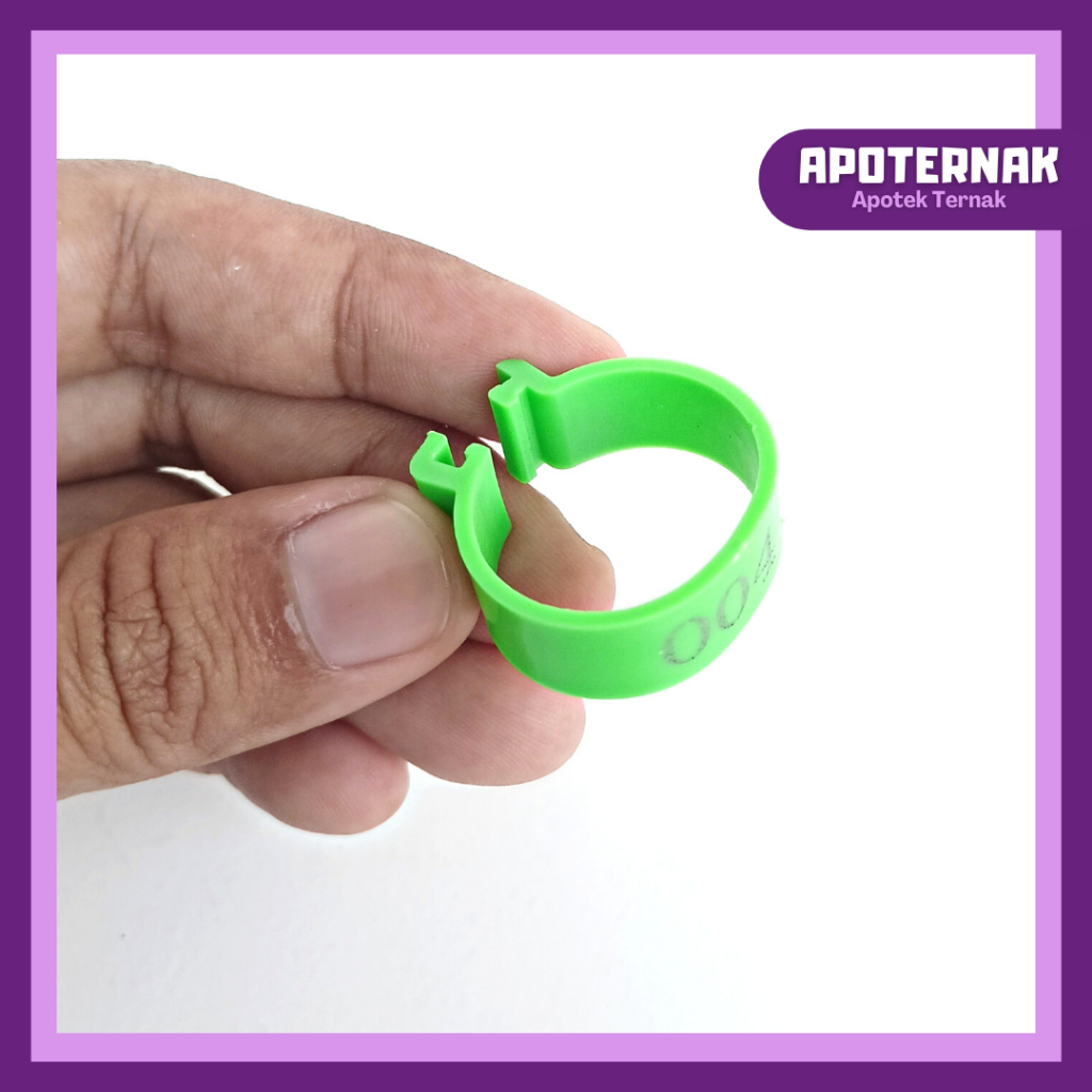 GELANG KAKI AYAM BEBEK ADJUSTABLE &quot;BERNOMOR&quot; Ecer 1 Pcs