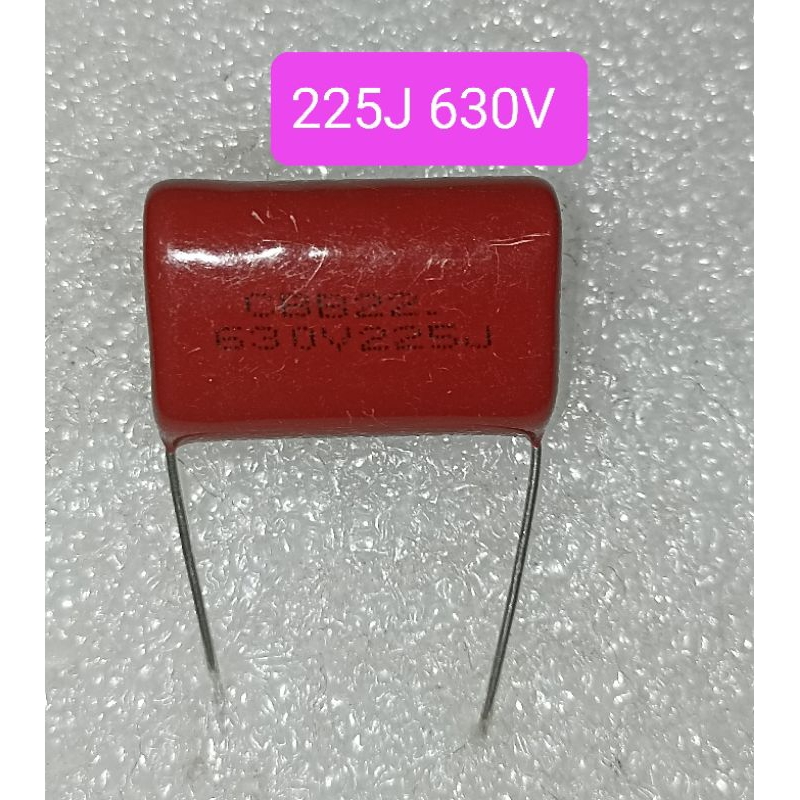 KAPASITOR MILAR 225J 630V CBB22 MYLAR 225J 630 VOLT 630VOLT 225 J