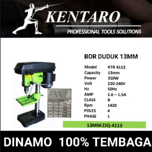 bor duduk 13mm KTR-4113 heavy duty 100% dinamo tembaga kentaro Japan quality