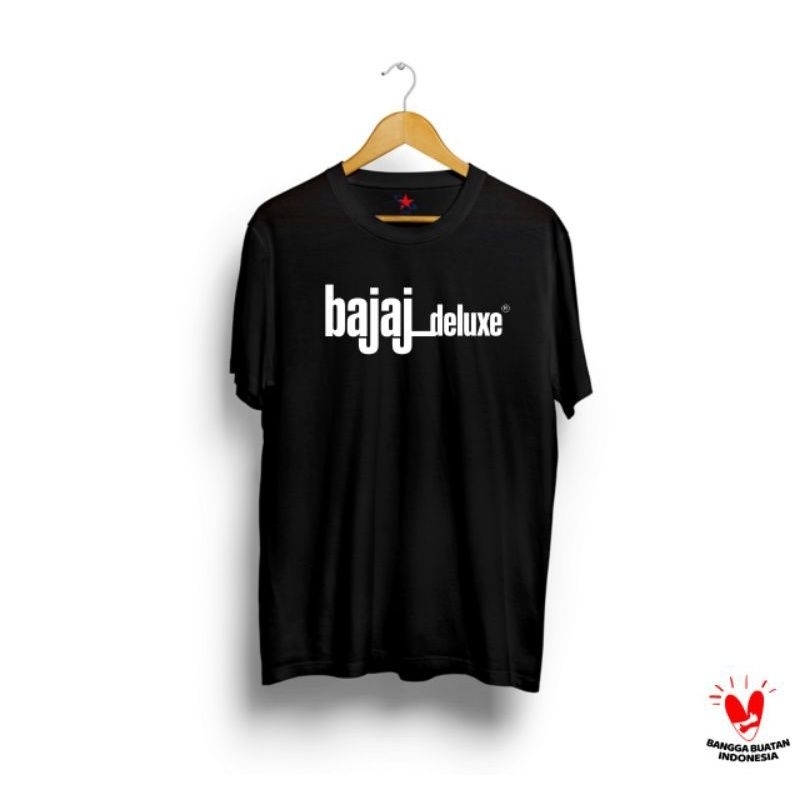 Baju Kaos Bajaj deluxe tulisan dean kaos distro vespa bajaj terlaris/ligar24 tshirt