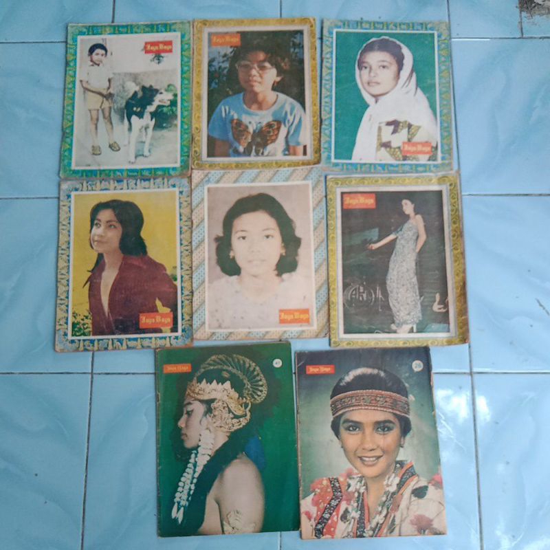 majalah lawas  JAYA BAYA tahun 1974 1975 1976 1979 sepaket