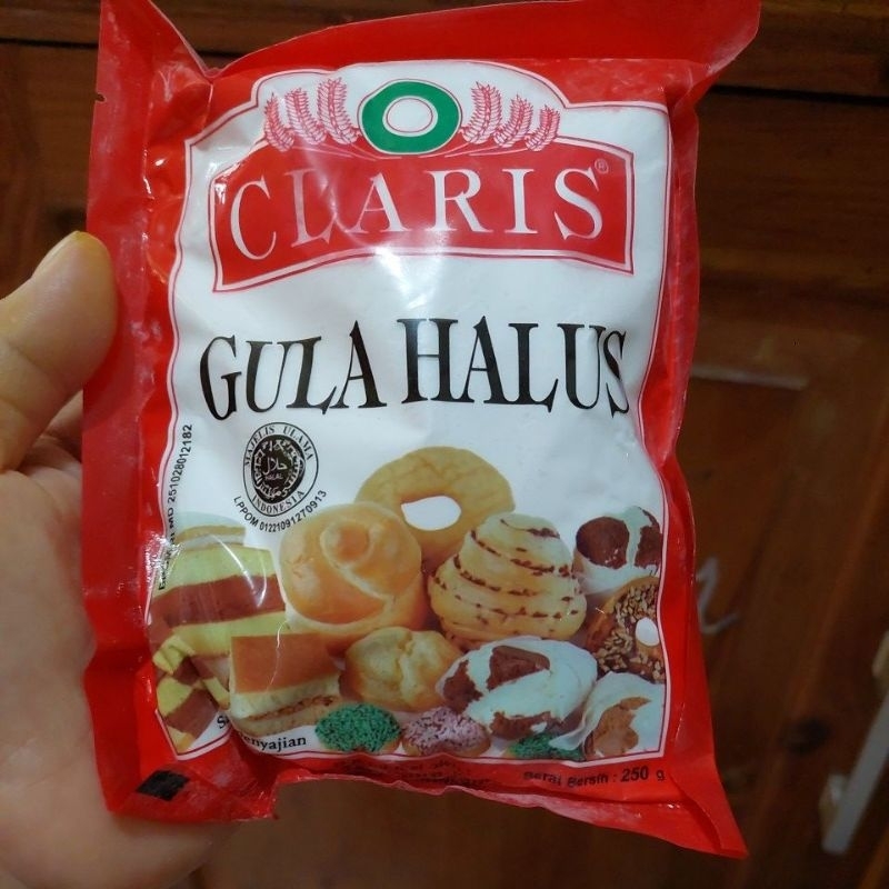 

CLARIS 250GRM GULA HALUS