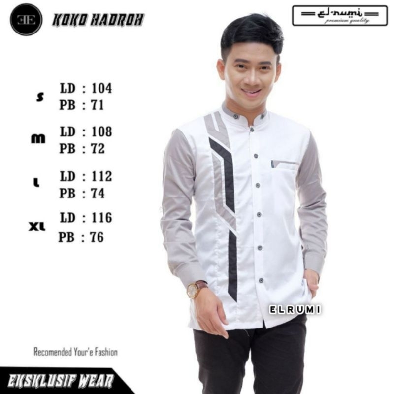 Kemeja Koko SINERGI lengan panjang