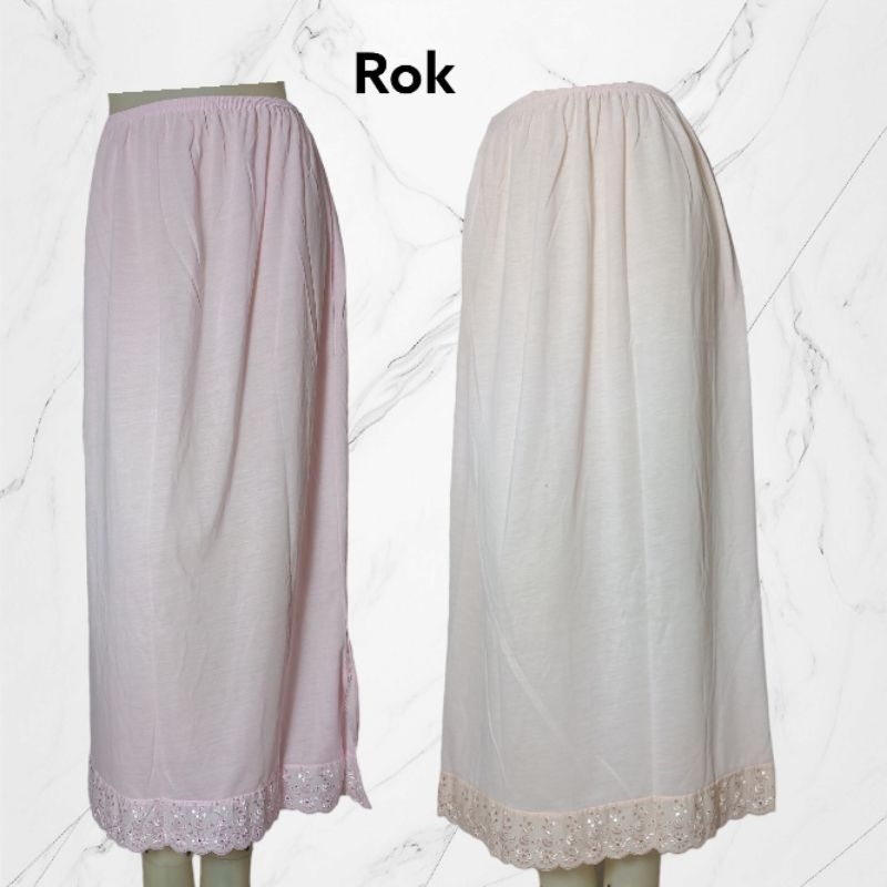 Rok Daleman Gamis Celana Kulot Renda Anderok