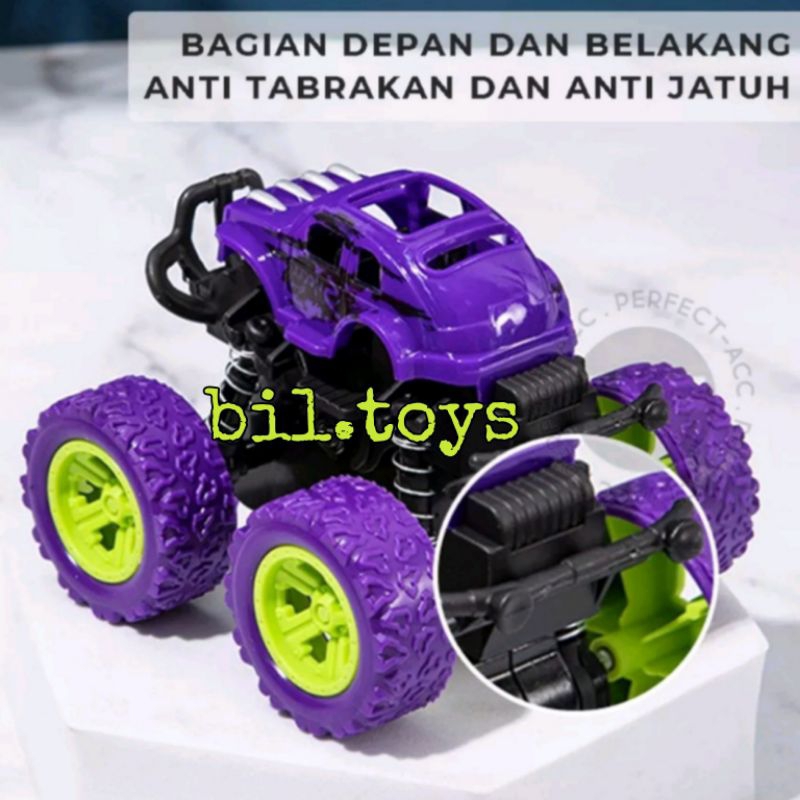 MAINAN ANAK MONSTER ZAP MOBIL JEEP OFF ROAD 4 DRIVE INERTINAL  BIGFOOT JIP ZAP