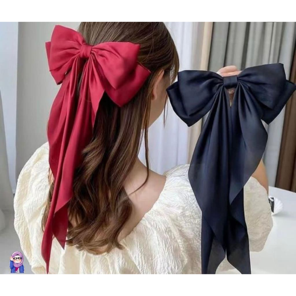 (Khusus Kota Batam)JEPIT RAMBUT PITA MEWAH BAHAN SATIN/GROSIR JEPIT RAMBUT MURAH/JEPIT RAMBUT BAHAN 