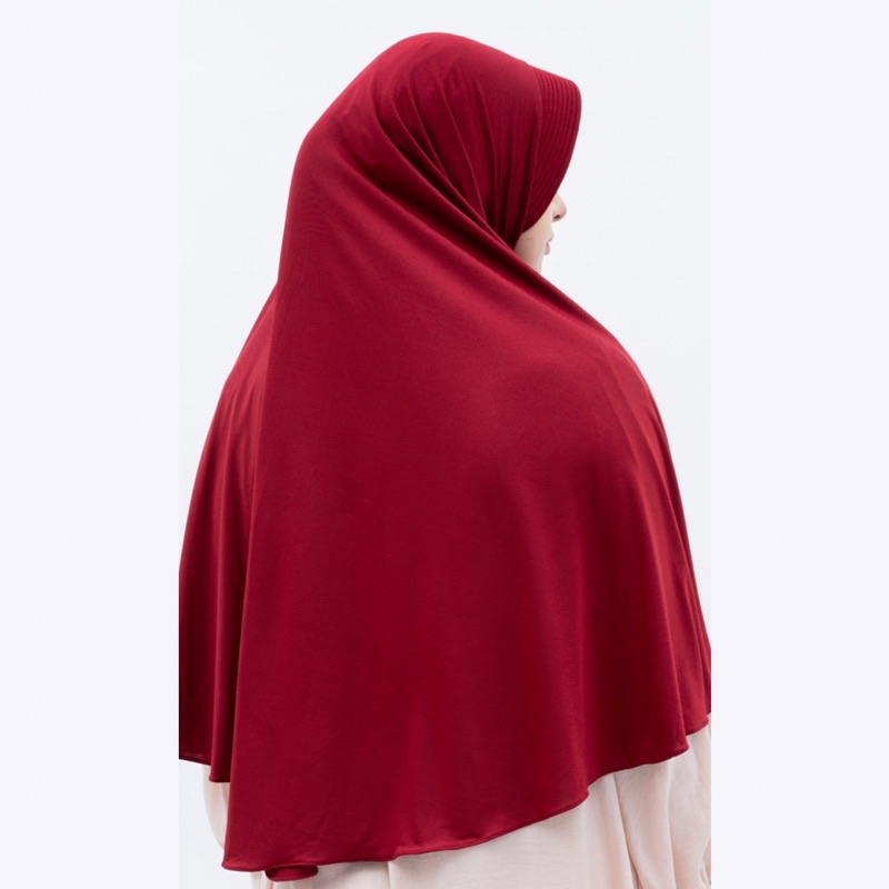 Jilbab Instant Dewasa Khimar Bergo Jumbo Bahan Jersey Terbaru Termurah / Alody's Collection