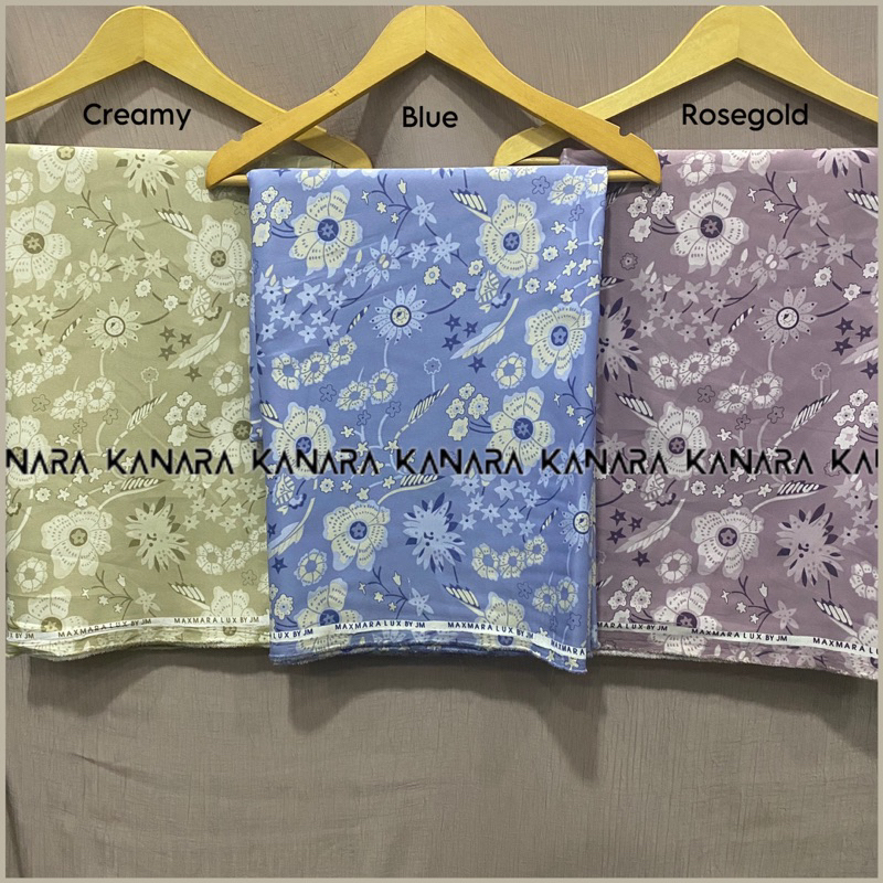 Kanara- Kain Maxmara Lux - Bahan Maxmara Meteran - Kain Ecer - Harga Per ½ Meter